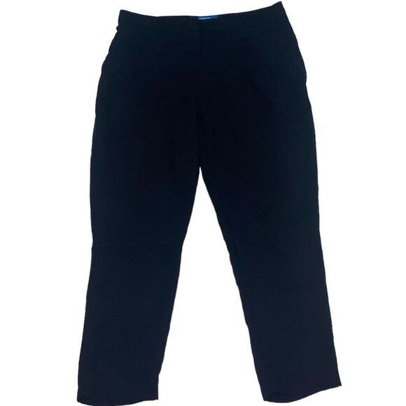 DEREK LAM for Design Nation Black Pleated Ankle Pants - Picture 2 of 4